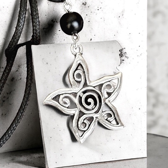 5 For $25💫Grunge Groovy Cosmic Celestial Silver Star Pendant Necklace - Picture 3 of 6